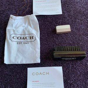 Coach suede Purse handbag wallet Cleaning Set